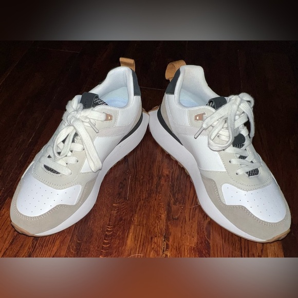 GIOSEPPO Off-White Retro Style Leather Effers Sneakers Size 8 (39 EU) - Picture 10 of 13
